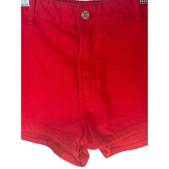 2/$30 ZARA Size Small Red Zara Cotton Womens Shorts - Picture 14 of 15